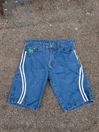 Light Blue DE Jean Shorts