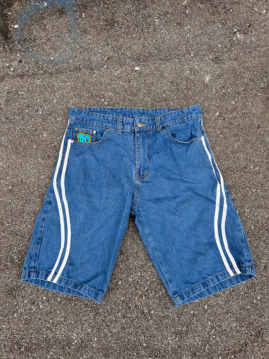 Light Blue DE Jean Shorts